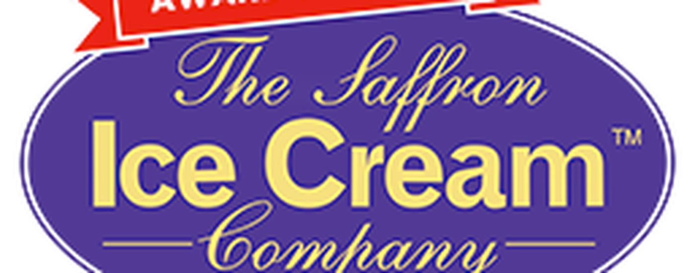 Saffron ice cream logo