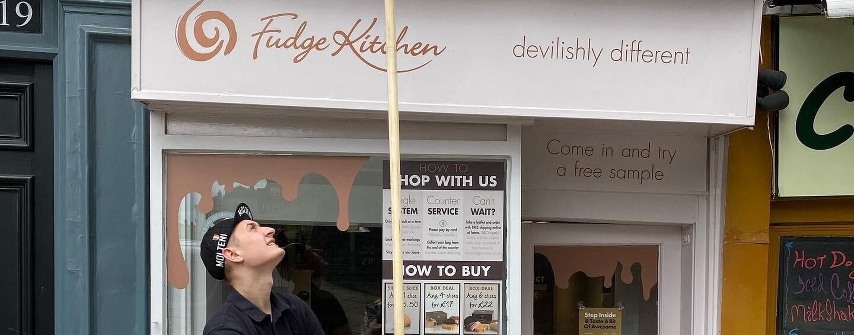 Opening Soon … Back to the High Street Fudge Kitchen shops will reopen on 4th July … South