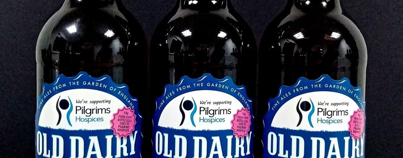 Old dairy brewery Pilgrims Pale Bottled beer