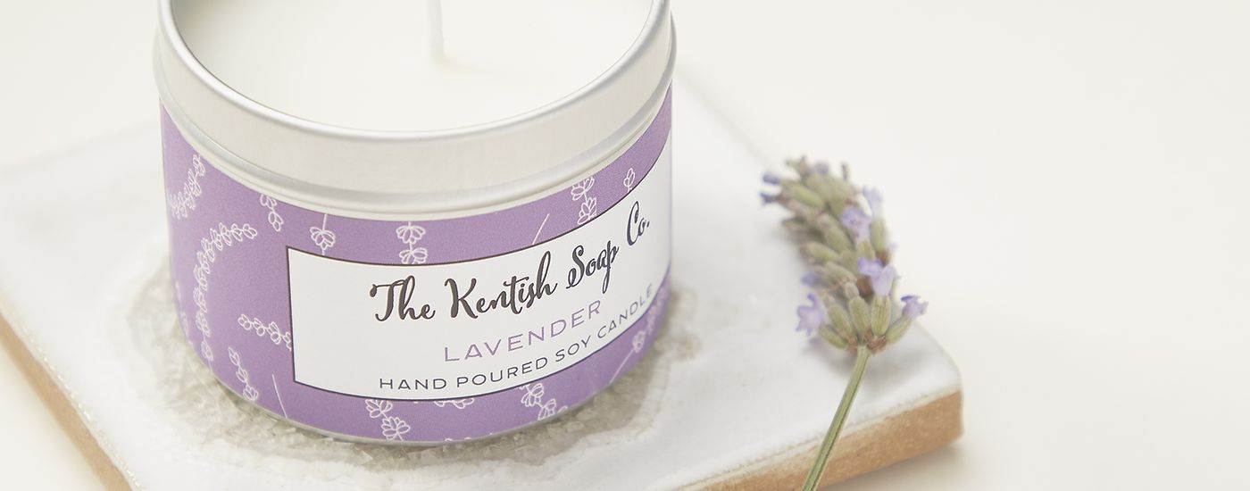 Kentish Soap Co Shoot S19 Candle Lavender 1055 High Res retouched sq 1800x1800