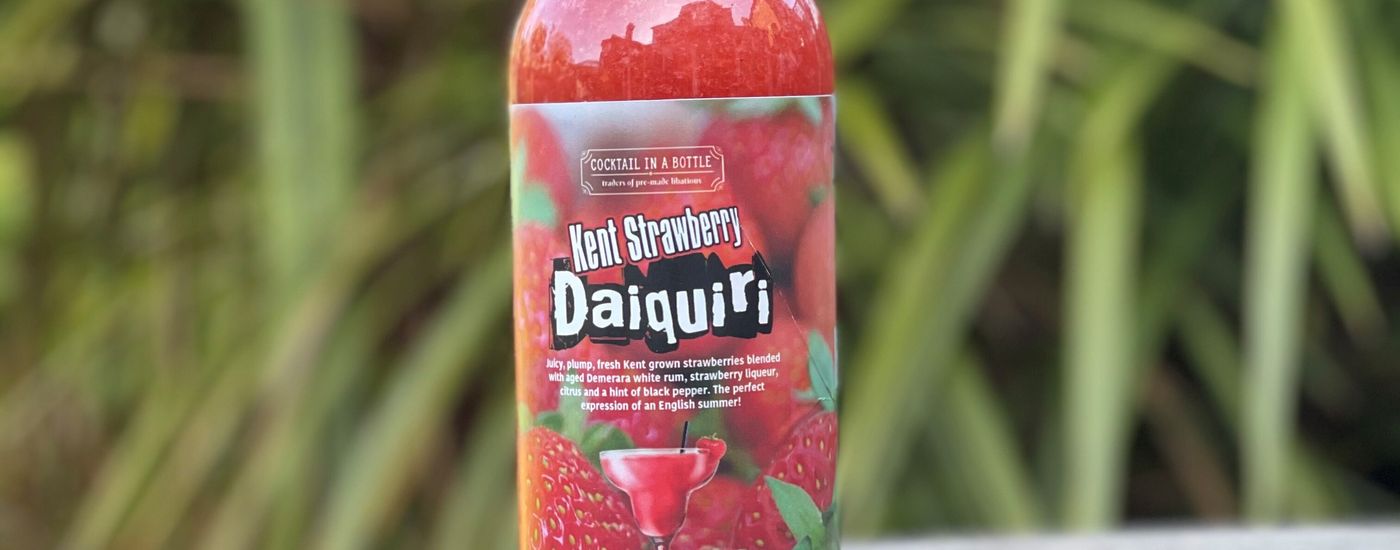 Cocktail in a bottle Strawberry Daiduiri